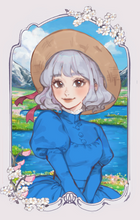 Load image into Gallery viewer, PO: Azeen Busts - Dark Haired Magaician and Silver Haired Girl
