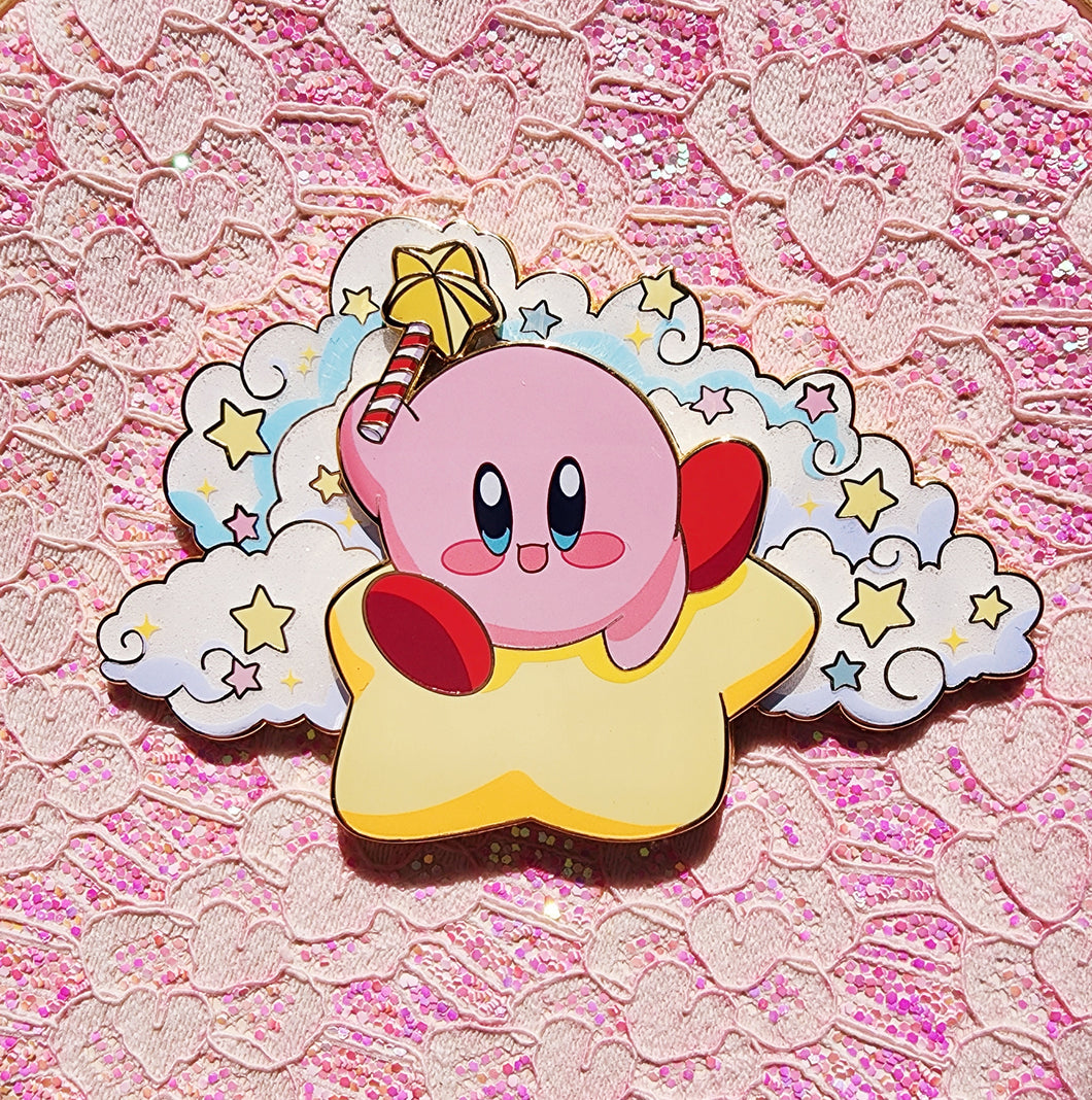 Star Cloud Pink Puffball - PIN ON PIN