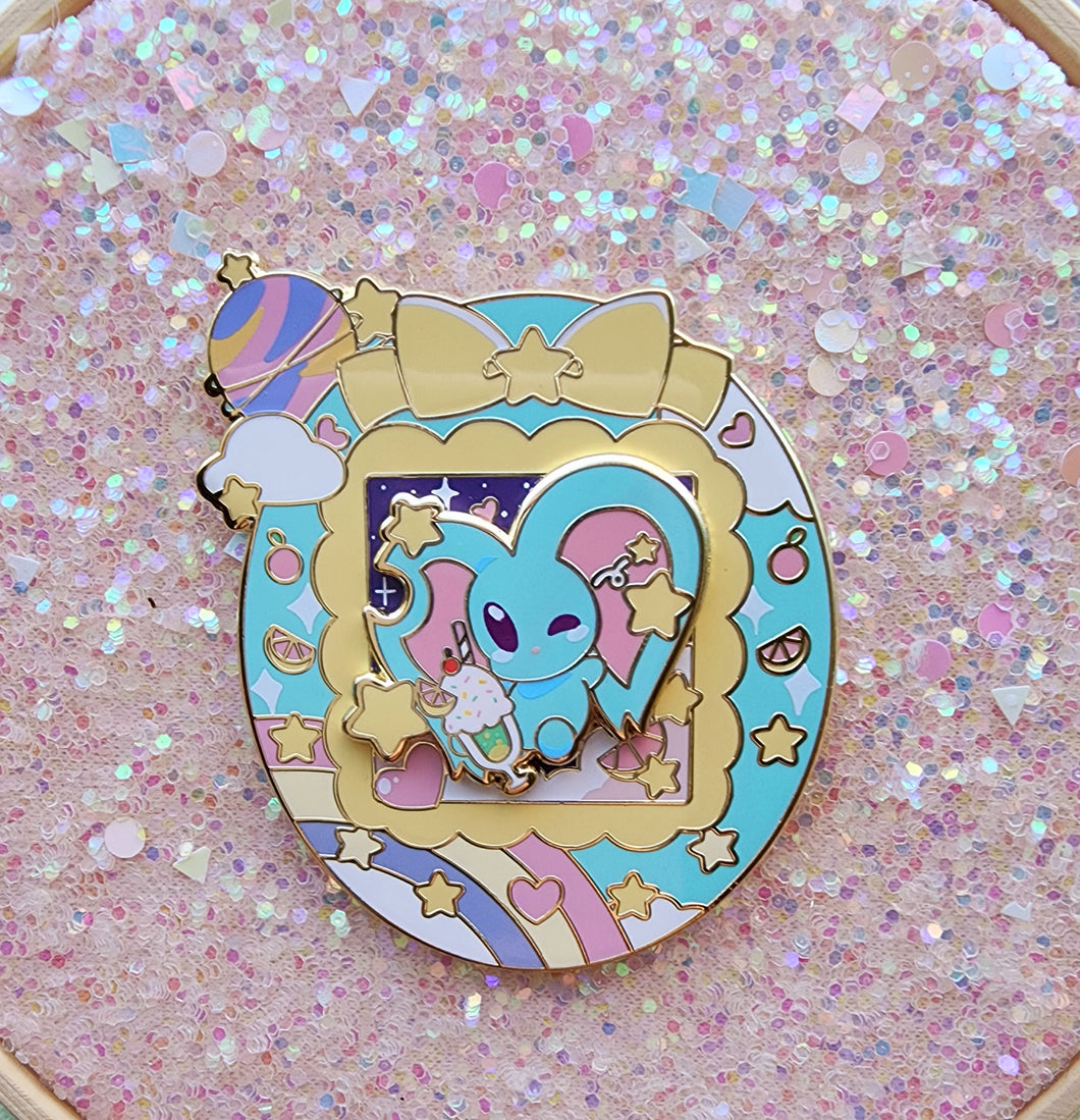 Pocket Pals - Blue Mouse - PIN ON PIN