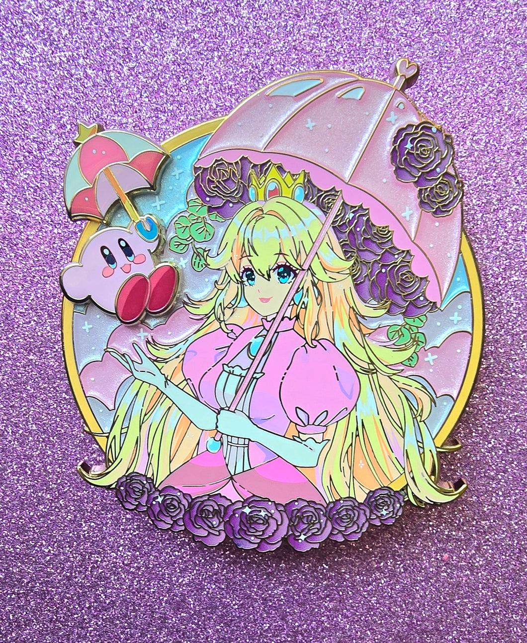 Parasol Pals! Kirbo and Peach!