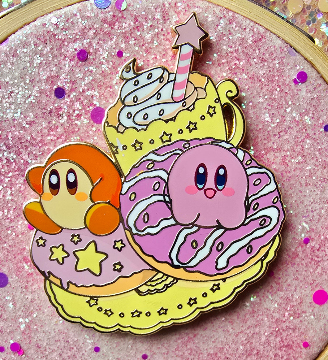 Kirbo and Waddle Dee Dessert Donut