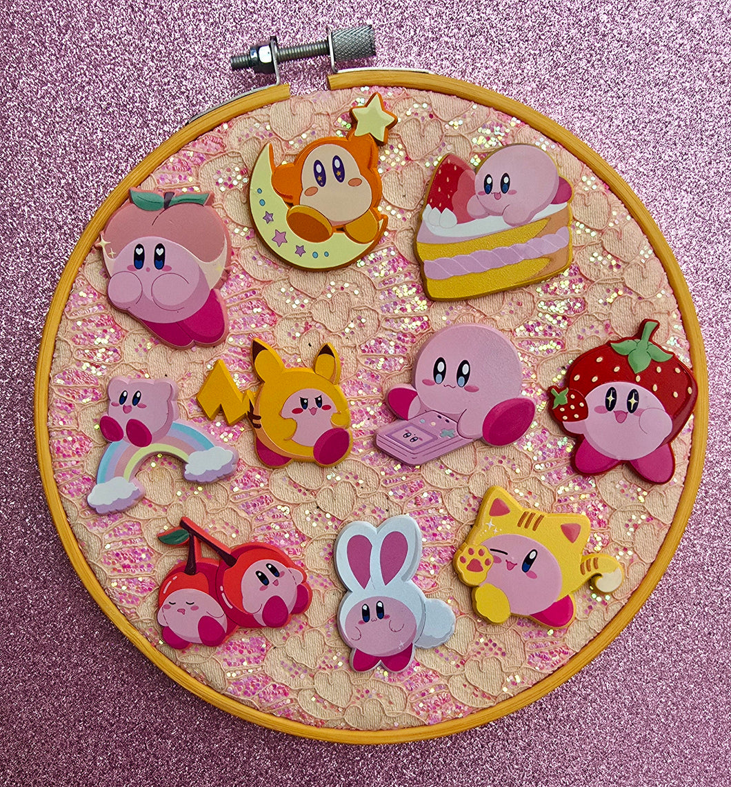 Poyo Dyed Enamel Gacha! (Mystery pins!)
