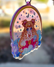 Load image into Gallery viewer, Gradient transparent Usagi Keychain
