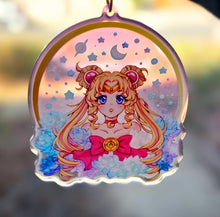 Load image into Gallery viewer, Gradient transparent Usagi Keychain
