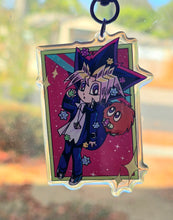 Load image into Gallery viewer, Yugi and Kuriboh card Keychain
