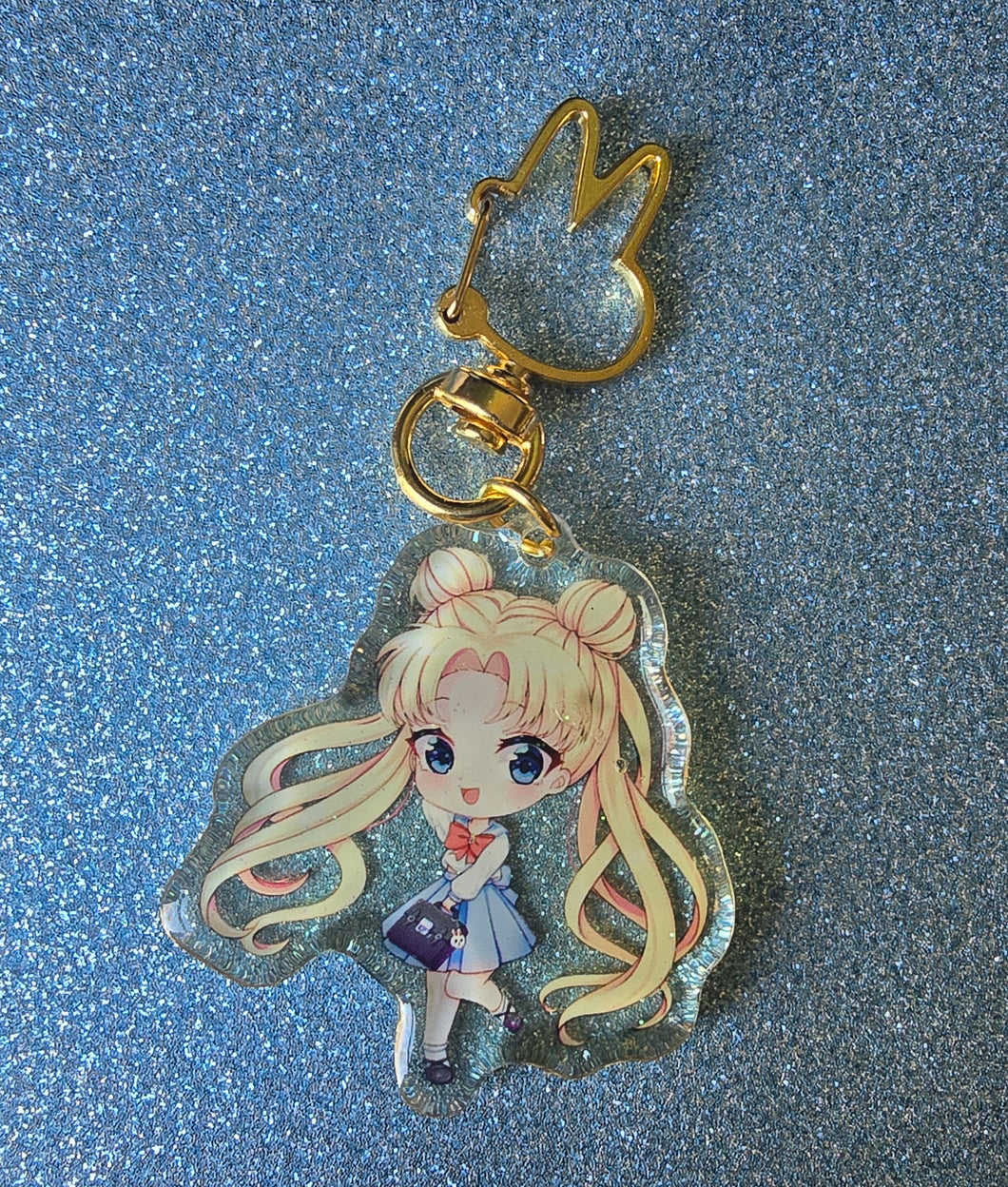 School Girl Usagi Keychain