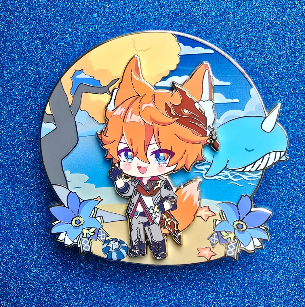 Fox Kemonomimi Childe - PIN ON PIN