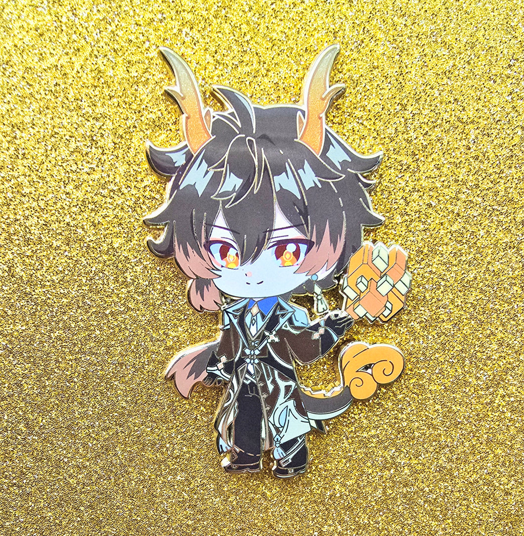 Kemonomimi Zhongli - Top Pin ONLY
