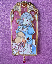 Load image into Gallery viewer, INDIVIDUAL Gema Stained Glass Portraits - Hatmaker and Blonde/Dark Haired Magican
