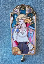 Load image into Gallery viewer, INDIVIDUAL Gema Stained Glass Portraits - Hatmaker and Blonde/Dark Haired Magican
