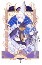 Load image into Gallery viewer, PO: Black and White Coded Witches - GOLD PLATED
